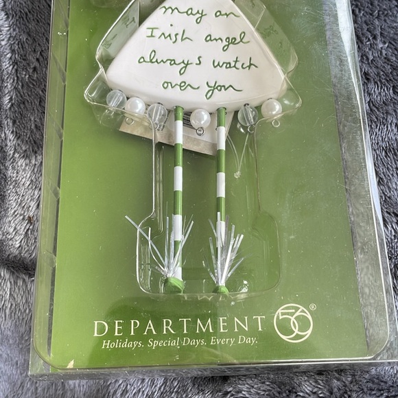 Department 56 Sandra Magsamen Artful Irish Angels Ornament Collectible NWT - Picture 3 of 9